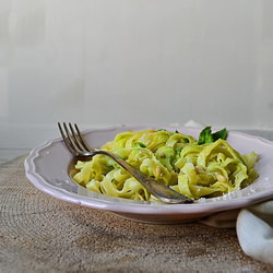 Basil Pesto Tagliatelle