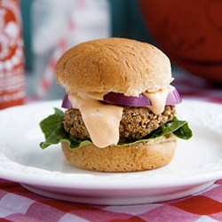 Black Bean Sriracha Sliders