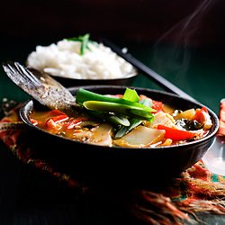 Asian Spiced Fish Stew