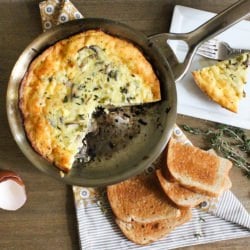 Mushroom and Leek Frittata