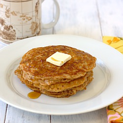 Whole Wheat Oatmeal Pancakes