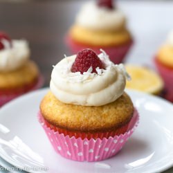 Lemon Raspberry Cupcake