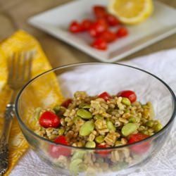 Barley Salad with Lemony Dressing