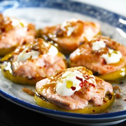Grilled Lemon with Salmon