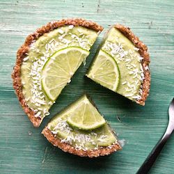 Raw Coconut Lime Tart