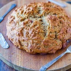 30 Minute Honey Wheat Skillet Bread