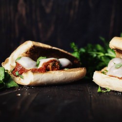 Turkey Meatball Hoagie