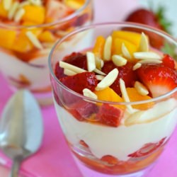 Mango-Strawberry Yogurt Parfait