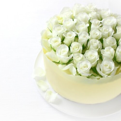White Chocolate Mousse Cake