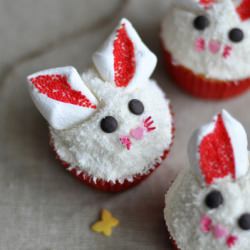 Easter Bunny Cupcakes