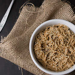 Cold Sesame Soba Noodles