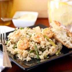 Shrimp and Asparagus Risotto