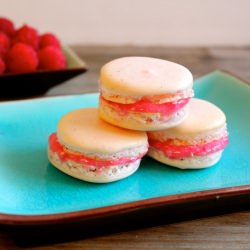 Raspberry French Macarons