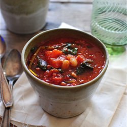 Smoked Chorizo and White Bean Soup