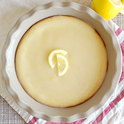 Honey Lemon Blondie Whole Pie