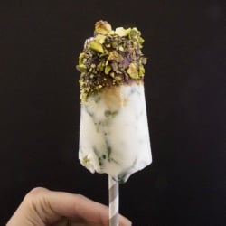 Yogurt Basil Popsicle