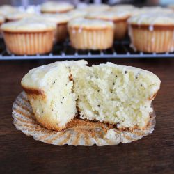 Glazed Lime Poppy Seed Muffins