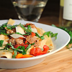Saucy Italian “Drunken” Noodles