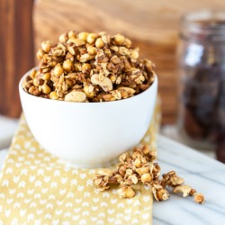 Salted Cashew Caramel Corn Granola