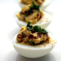 BLT Deviled Eggs