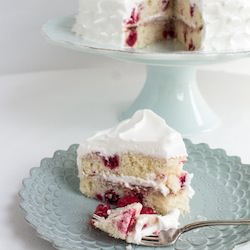Raspberry White Cake