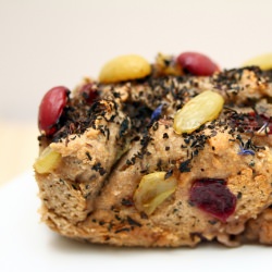 Healthy Earl Grey Grape Cake