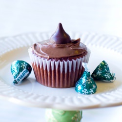 Chocolate Mint Truffle Cupcake