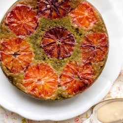 Orange & Matcha Upside-Down Cake