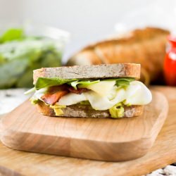 Egg White Bacon Breakfast Sandwich