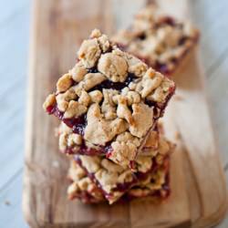 Peanut Butter and Jelly Cookie Bars