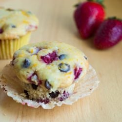 Strawberry Chocolate Chip Muffins