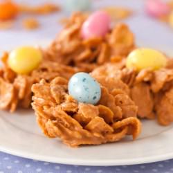 Peanut Butter Butterscotch Nests