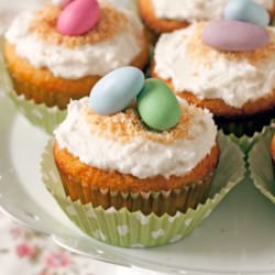 Grain-Free Coconut Cupcakes