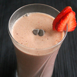 Strawberry Nutella Milkshake