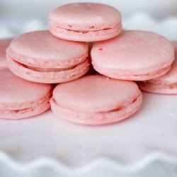 Raspberry Buttercream Macarons