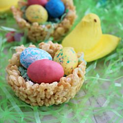 Easter Rice Krispies Bird’s Nest