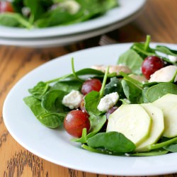 Spinach Salad with Warm Dressing