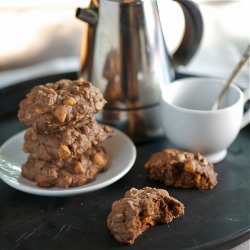 Chocolate-Butterscotch Oat Cookie
