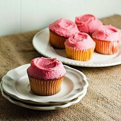 Strawberry Milkshake Cupcakes