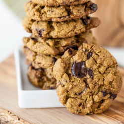 Pistachio Butter Chocolate Cookies