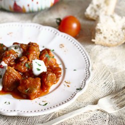 Lamb with Tomato Sauce Casserole