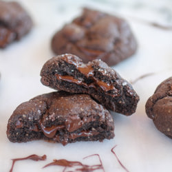 Dark Chocolate Mudslide Cookies