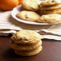 Blood Orange Chocolate Chip Cookies