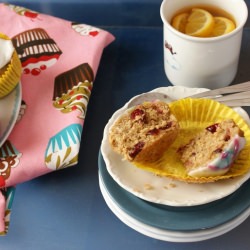 Rye Muffins with Cranberries