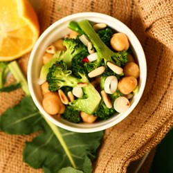 Chickpea& Grilled Broccoli Salad