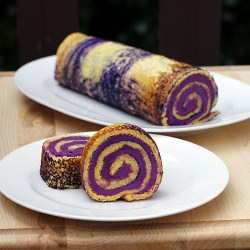 Purple Yam Swiss Roll