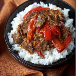 Spicy Beef & Bell Peppers