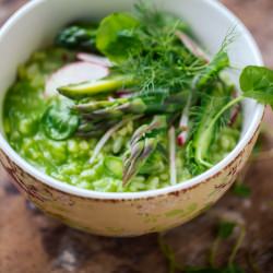 Asparagus Risotto Verde