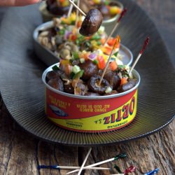 Mushroom and Mussel Escabeche