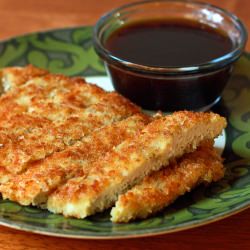 Panko Chicken With Apricot Sauce